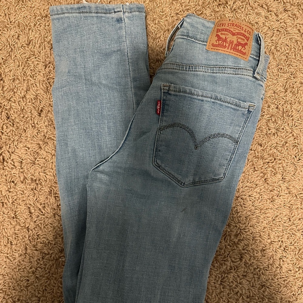 Levi’s High Rise straight jeans